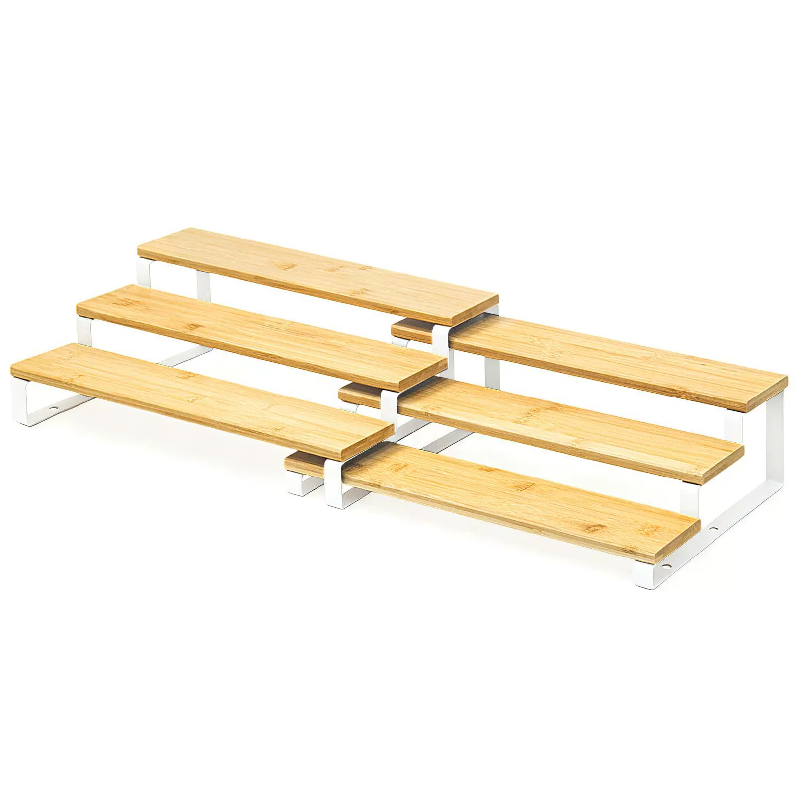 Storage Rack Spice Rack Multi-tier Desktop Bamboo — desk mat wholesale pick on MatDesk