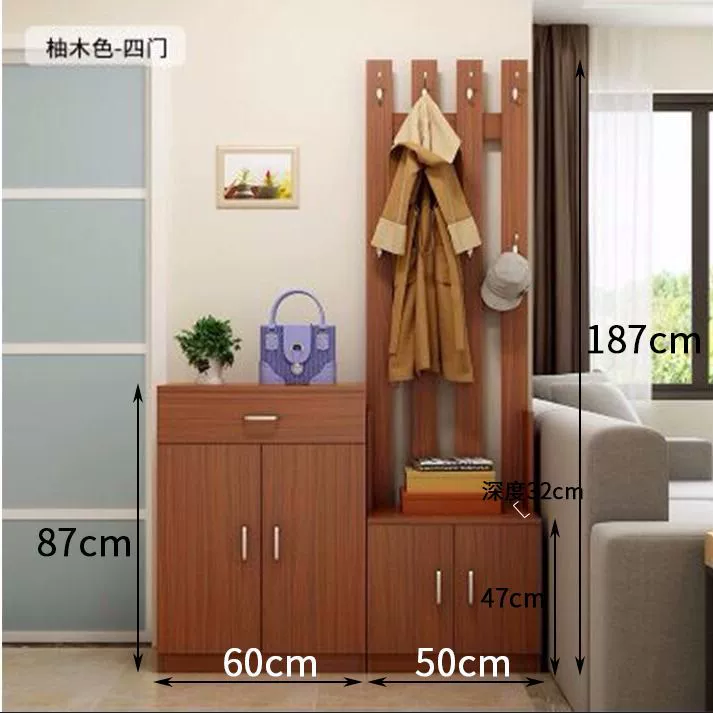 Garment Rack Freestanding Shoe Cabinet Wardrobe Hanger — desk mat wholesale pick on MatDesk