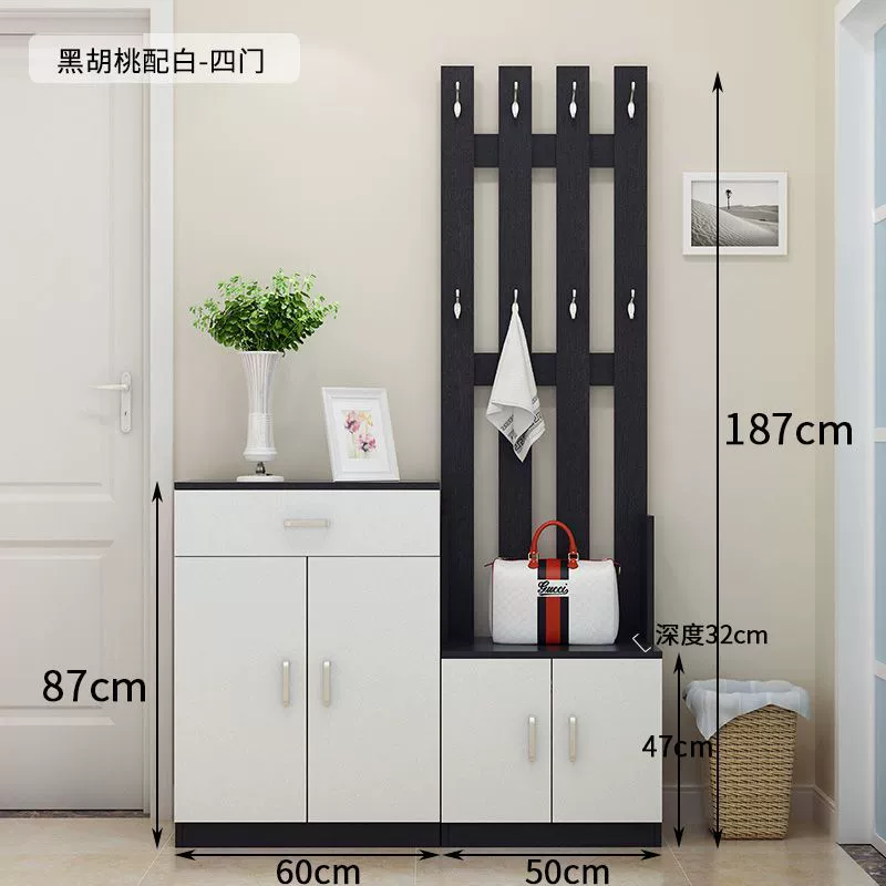 Garment Rack Freestanding Shoe Cabinet Wardrobe Hanger — desk mat wholesale pick on MatDesk