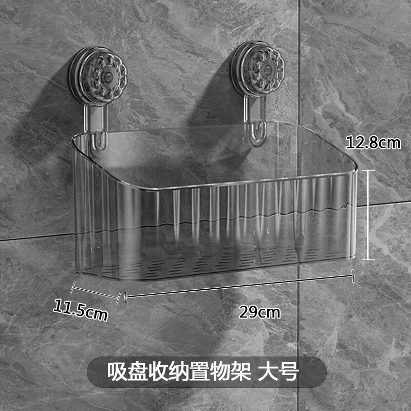 Storage Rack Wall-mounted Storage Box No-drill Kitchen — desk mat wholesale pick on MatDesk