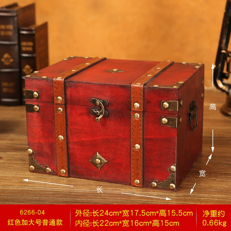 Storage Box Large Wood Vintage — desk mat wholesale pick on MatDesk