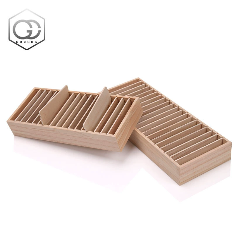 Display Rack Storage Box Solid Wood — desk mat wholesale pick on MatDesk
