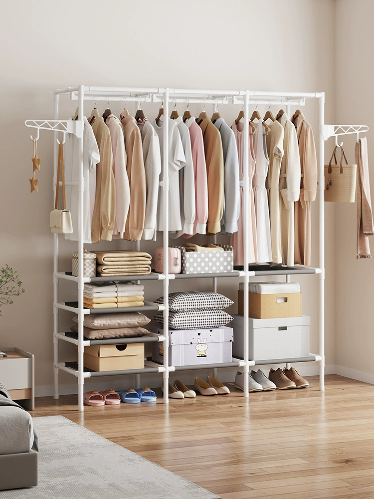 Garment Rack Freestanding Shelf Rack Simple Hanger — desk mat wholesale pick on MatDesk