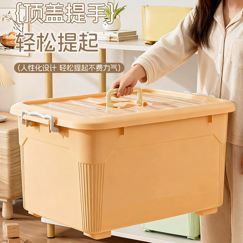 Oversized Storage Bin Plastic Wheeled Large — desk mat wholesale pick on MatDesk