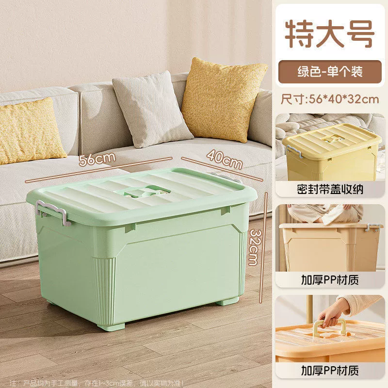 Oversized Storage Bin Plastic Wheeled Large — desk mat wholesale pick on MatDesk