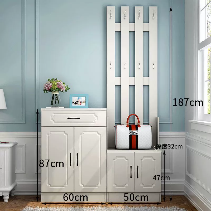 Garment Rack Freestanding Shoe Cabinet Wardrobe Hanger — desk mat wholesale pick on MatDesk